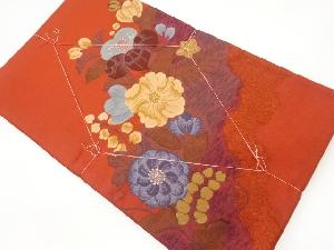 未使用品　道長取に辻ヶ花模様織り出し袋帯